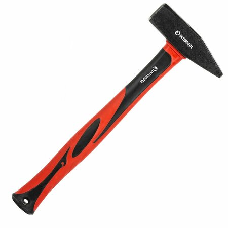 INTERTOOL Cross Peen Hammer, 2 lbs., 14 in. Fiberglass Handle HT08-0210